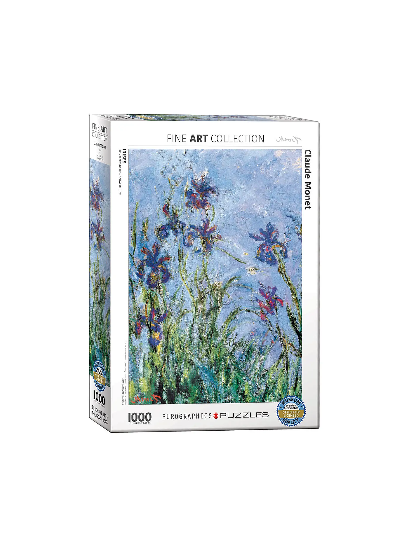 EUROGRAPHICS | Puzzle - Irises by Monet (1000 Teile) | 